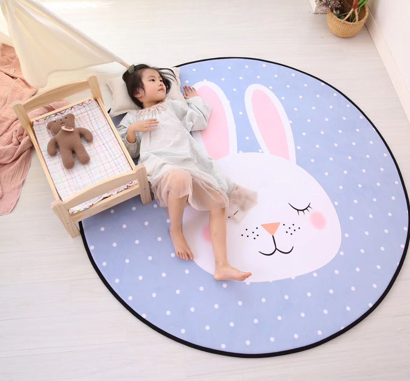 PRE ORDER : PREMIUM VELVET NURSERY MAT (DESIGN 10)