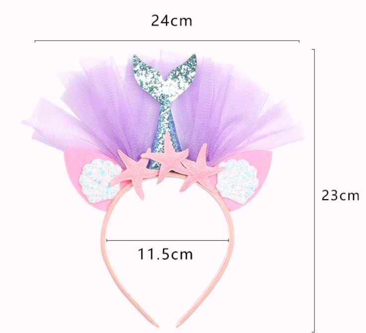 Ready Stock : Mermaid Hairband (3 Colours)
