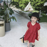 Ready Stock : The Maroon Red  Dress