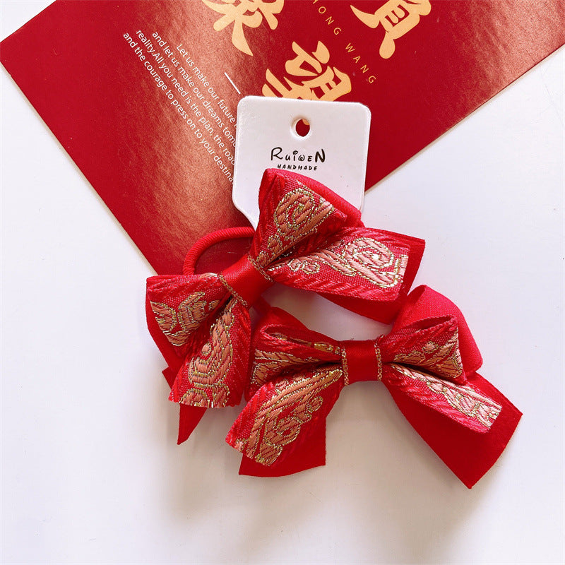Ready Stock : Blossom HairTie Pairs (2 Designs)