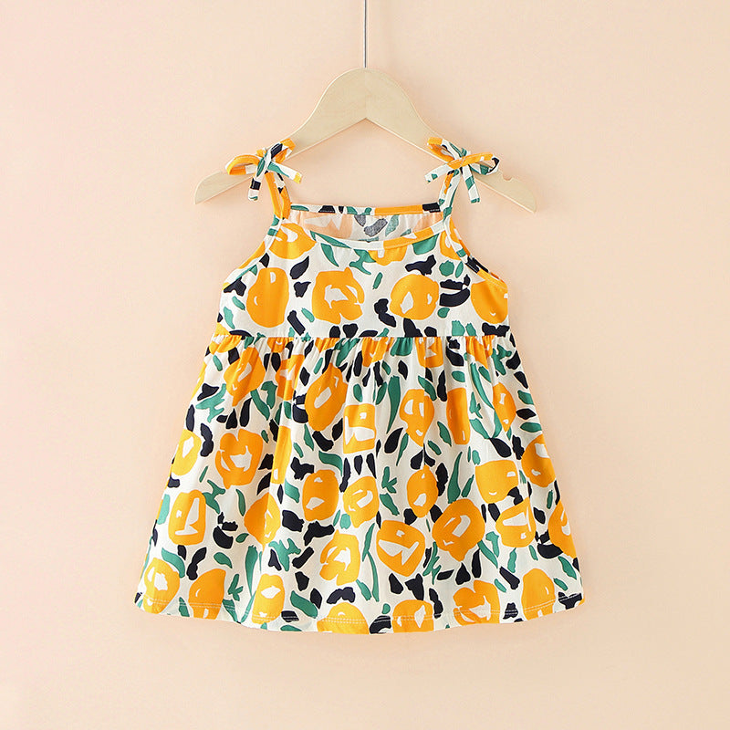 Ready Stock  : The Yellow Roses Summer Dress