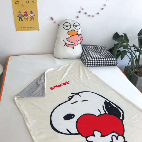 PRE ORDER : PREMIUM MINKY BLANKET / QUILT COVER - SNOOPY