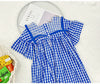 Pre Order :  Checkers Dress (Blue )