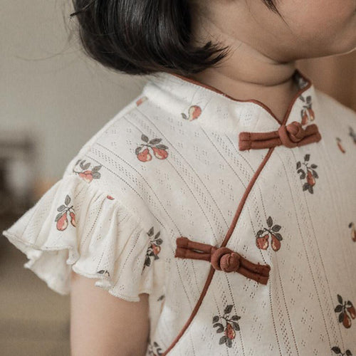 Pre Order : Floral Cheongsam (Design 1)