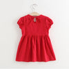 Ready Stock : The Peter Pan Collar Red  Dress