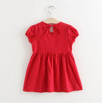 Ready Stock : The Peter Pan Collar Red  Dress