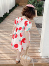 Ready Stock : Polka Dots Puffy Sleeves Dress