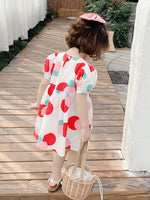 Ready Stock : Polka Dots Puffy Sleeves Dress
