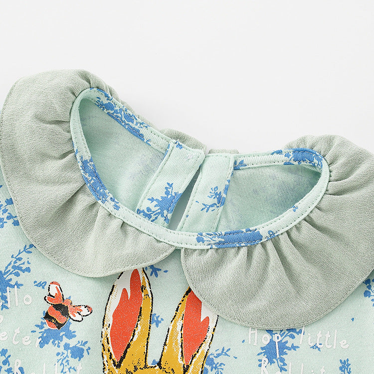 Ready Stock :Peter Rabbit Short Sleeve Blouse