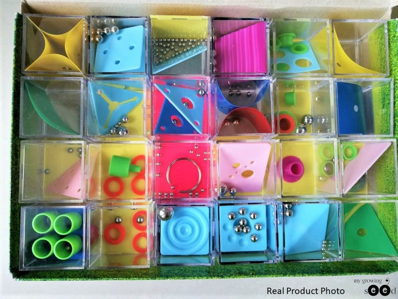 Ready Stock : Metal Roller Ball Playtastic Puzzle Cube (24 in 1)