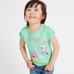 Ready Stock  : Peppa Bee Happy Short Sleeve T-Shirt