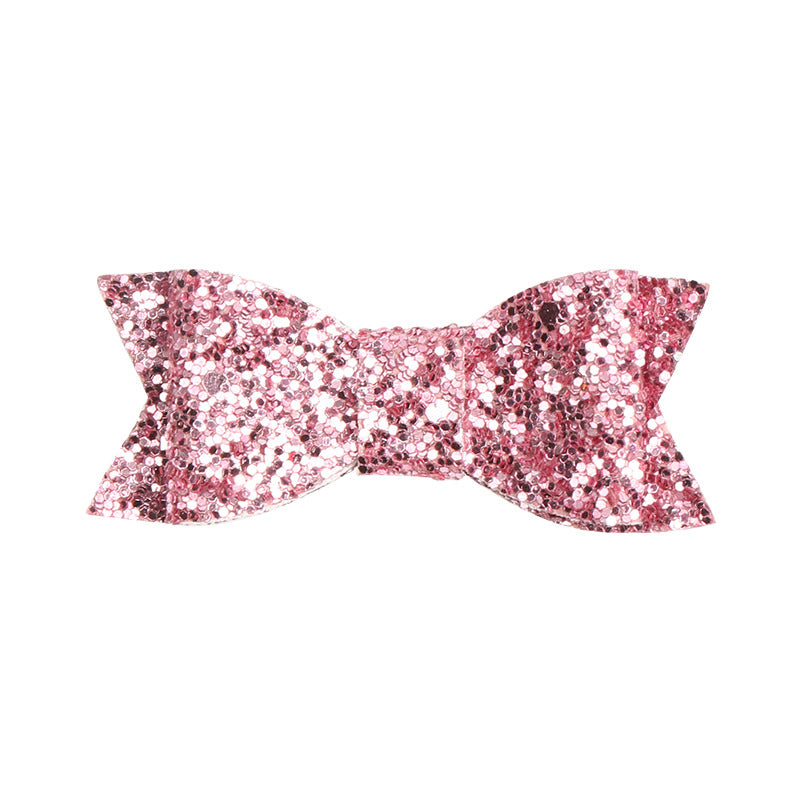 Ready Stock : Glitter Bow Hairclip (5 Colours)