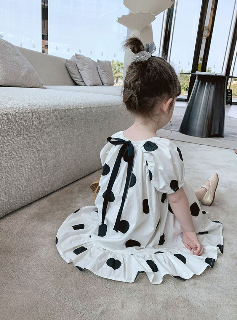 Ready Stock : Polka Dots Dress