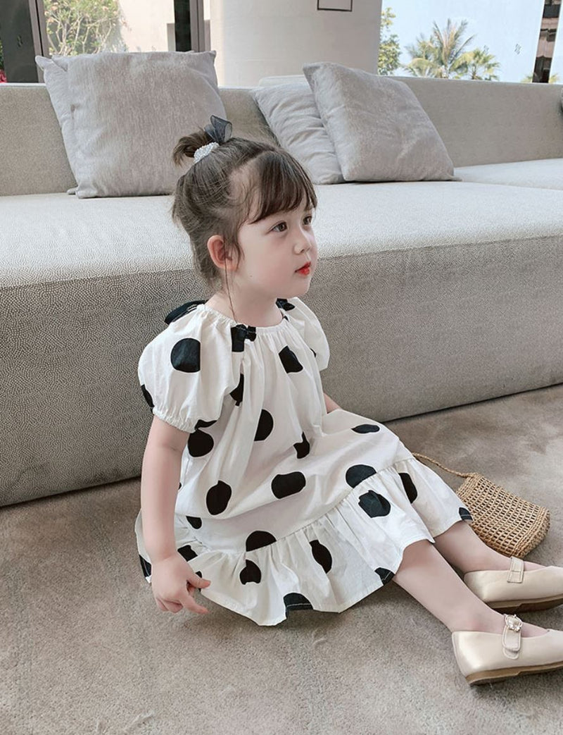 Ready Stock : Polka Dots Dress
