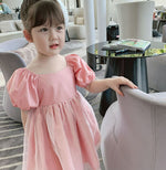 Ready Stock : Peach Princess Dress