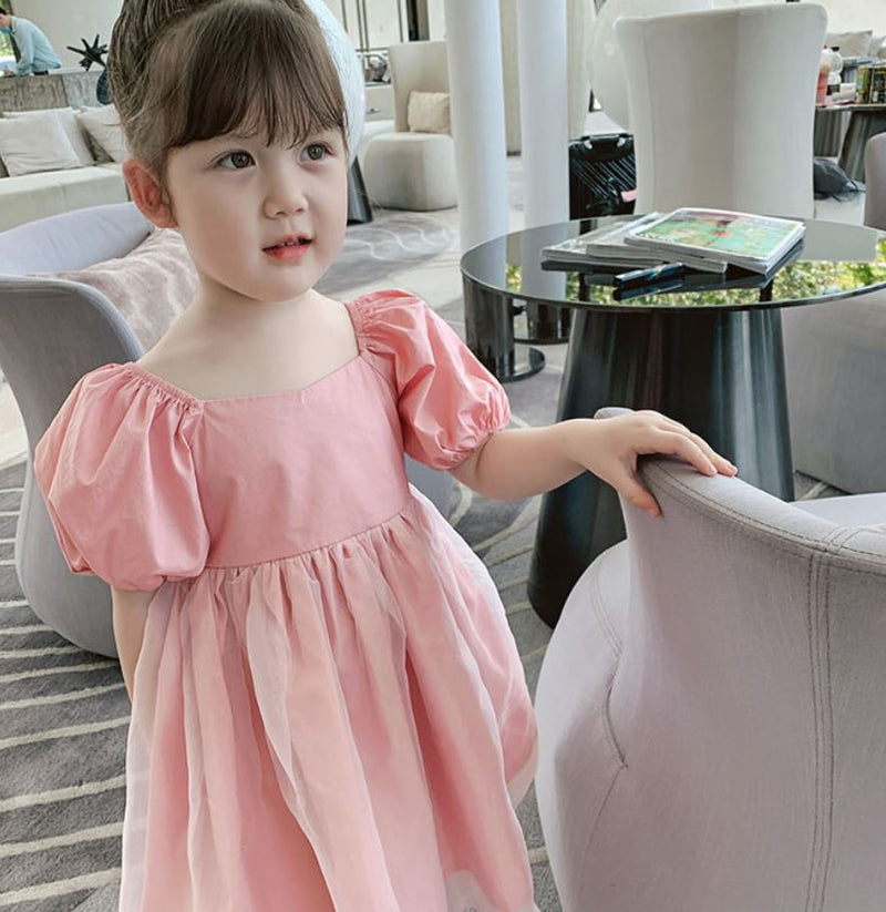 Ready Stock : Peach Princess Dress