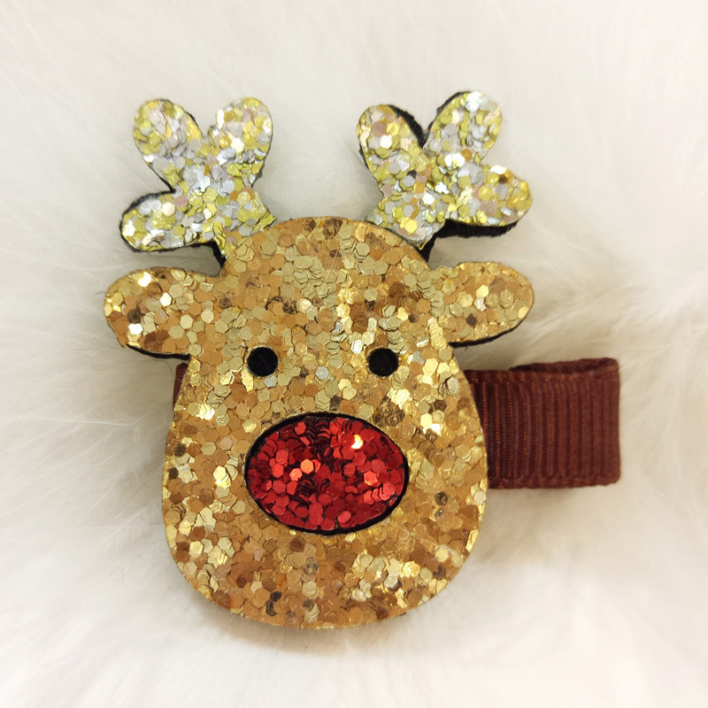 Ready Stock : Golden Rudolf Hairclip