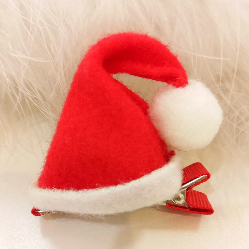 Ready Stock : Santa Hat Hairclip