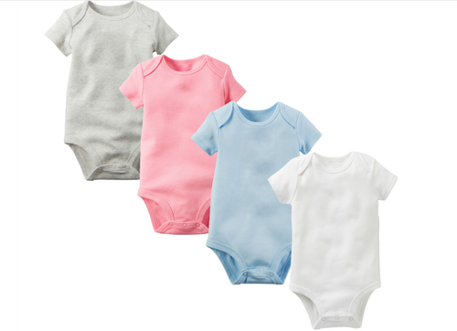 Ready Stock : Plain Baby Blue Romper