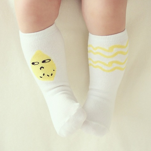 Ready Stock : Lemon High Socks
