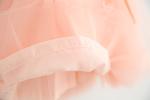 Ready Stock : Long Sleeve Pinky Peach Tutu Dress