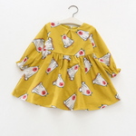 Ready Stock : Yellow Polar Bear Dress