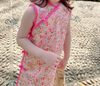 Pre-Order : Pink Blossom Sleeveless Cheongsam