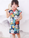 Pre-Order : Girl Cotton Cheongsam (Design 6 - Panda)