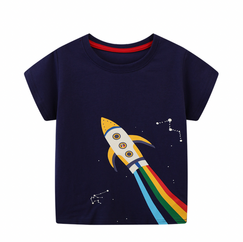 Pre-Order : Glow in the Dark Into the Space Short Sleeve T-Shirt