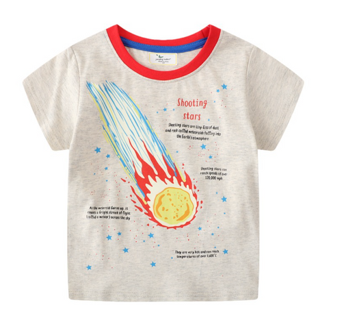 Pre-Order : Glow in the Dark Shooting Star Short Sleeve T-Shirt