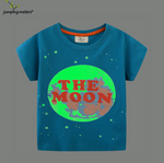 Pre-Order : Glow in the Dark Moon Short Sleeve T-Shirt