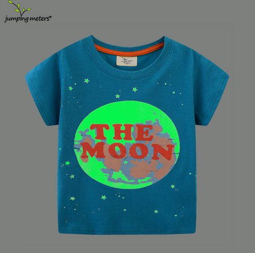 Pre-Order : Glow in the Dark Moon Short Sleeve T-Shirt