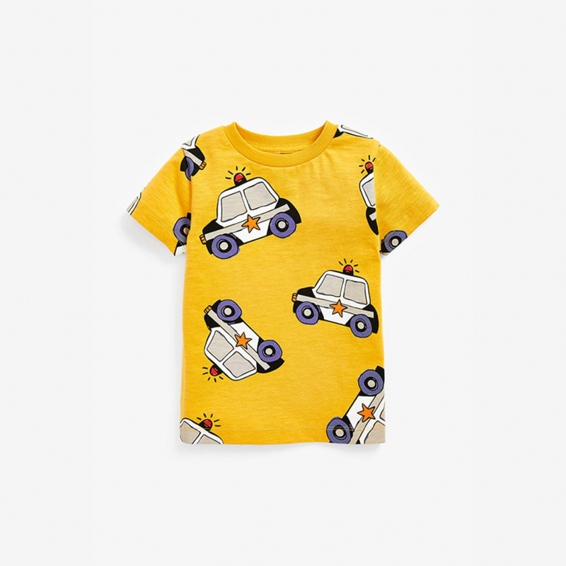 Pre-Order : Police Car Short Sleeve T-Shirt