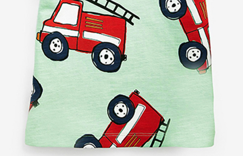 Pre-Order : Fire Truck Short Sleeve T-Shirt