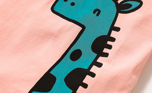 Pre-Order : Giraffe Short Sleeve T-Shirt