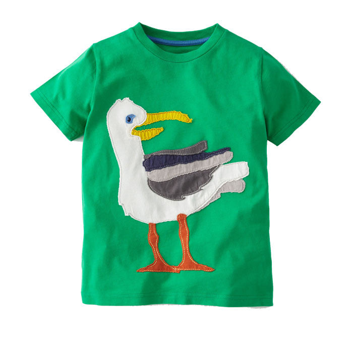 Ready Stock : Seagull Short Sleeve T-Shirt
