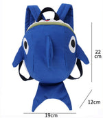 Ready Stock : Baby Shark Anti-Lost Child Safety Backpack (Red)
