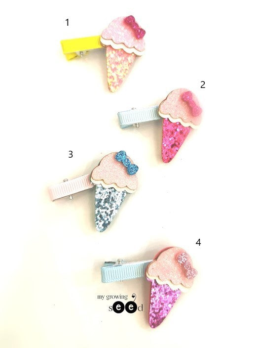 Ready Stock : Ice-Cream Hairclip ( 4 Colours)