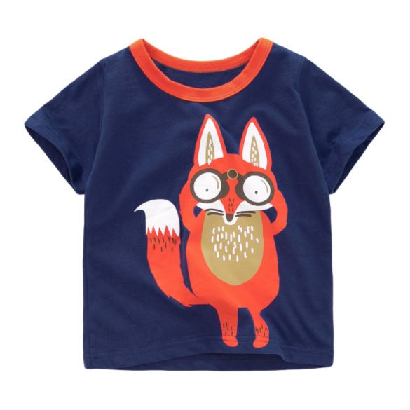 Ready Stock : Smarty Fox Short Sleeve T-Shirt