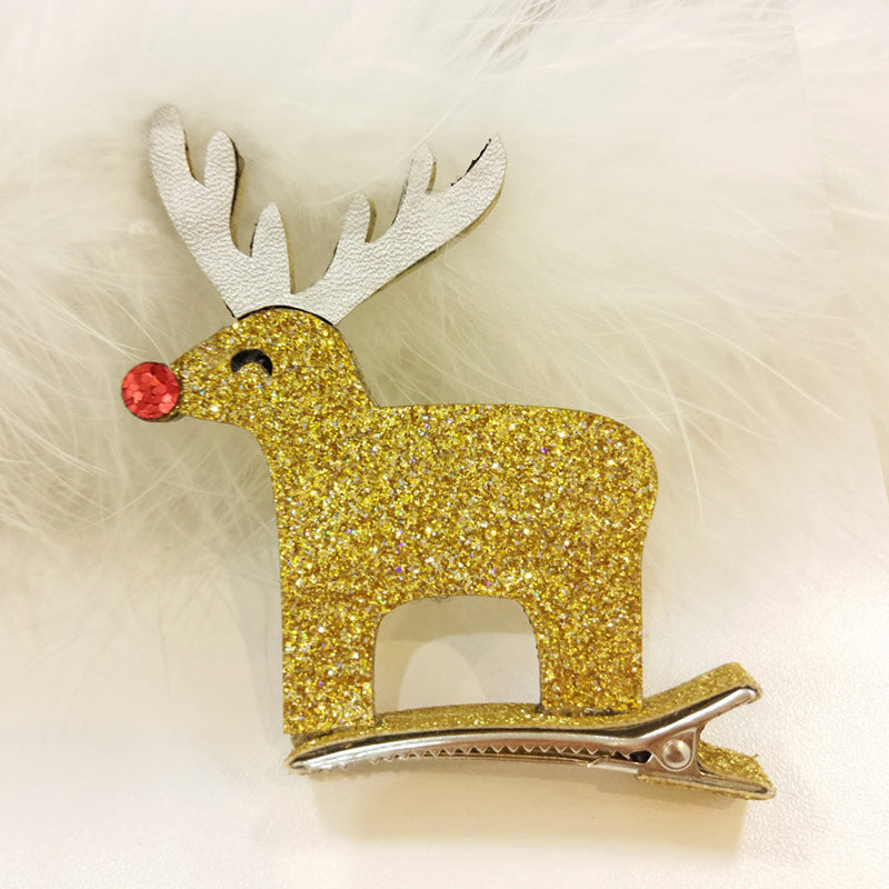 Ready Stock : Standing Rudolf Hairclip