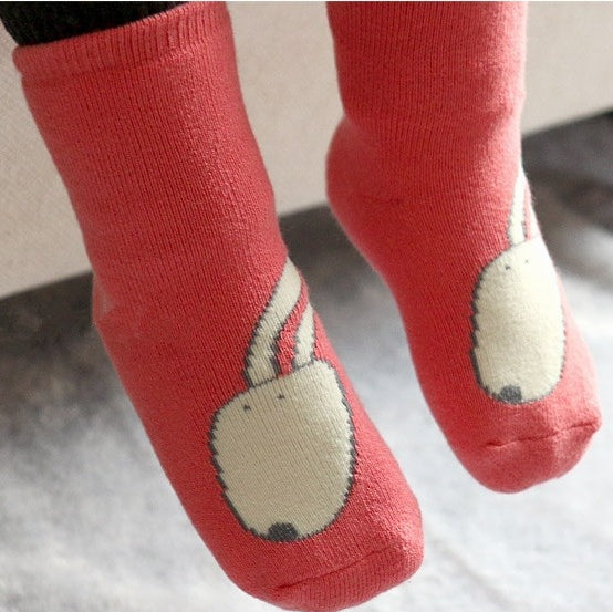 Ready Stock : Baby Rabbit Socks (Pink)
