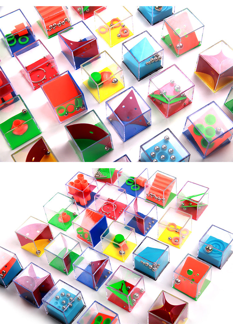 Ready Stock : Metal Roller Ball Playtastic Puzzle Cube (24 in 1)