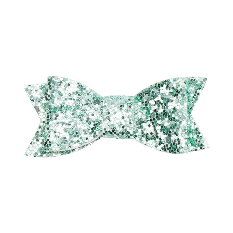 Ready Stock : Glitter Bow Hairclip (5 Colours)