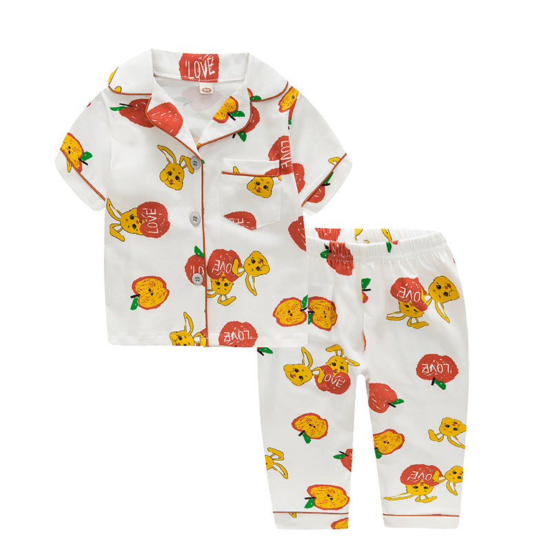 Pre-Order : Rabbit Love Collar Pajamas Set