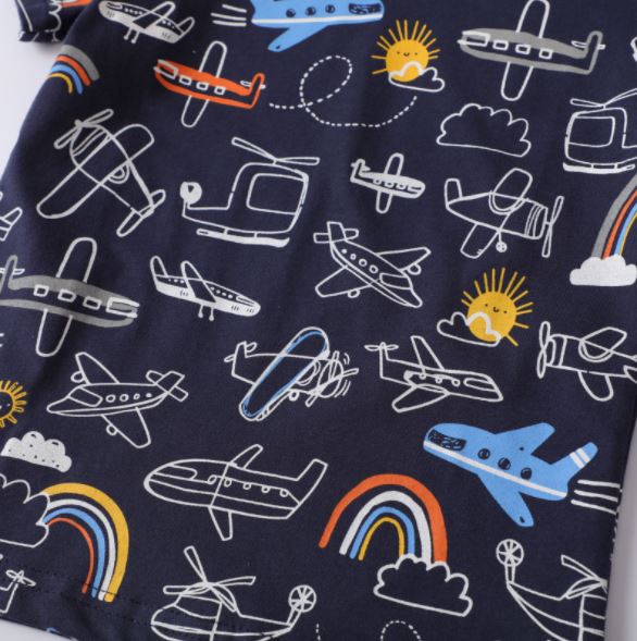 Ready Stock : Airplanes Short Sleeve T-Shirt