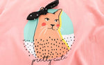 Ready Stock : Pretty Cute Cat Short Sleeve T-Shirt