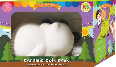 READY STOCK : CERAMIC COIN BANK PAINTING DIY KIT (5 Designs)