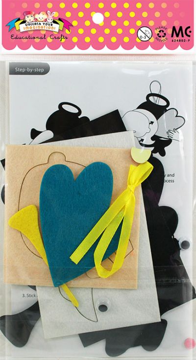 READY STOCK : FELT CHRISTMAS DECO HANGER DIY KIT (Little Angel)