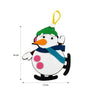 READY STOCK : FELT CHRISTMAS DECO HANGER DIY KIT (Snowman)