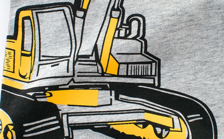 Ready Stock : The Mighty Excavator Short Sleeve T-Shirt